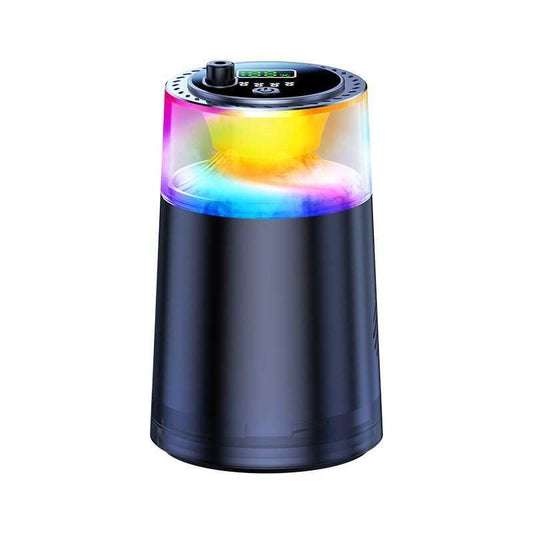 "Smart Car Air Freshener with RGB Lights & Fog Effect – 360° Fragrance Diffuser, Odor Eliminator & Safe Aroma Diffuser for Cars" 🚗✨